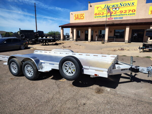 16x80 All Aluminum, 8.5K GVWR, Tandem Axle, Ramp (8016TA-EL-R-RTD)