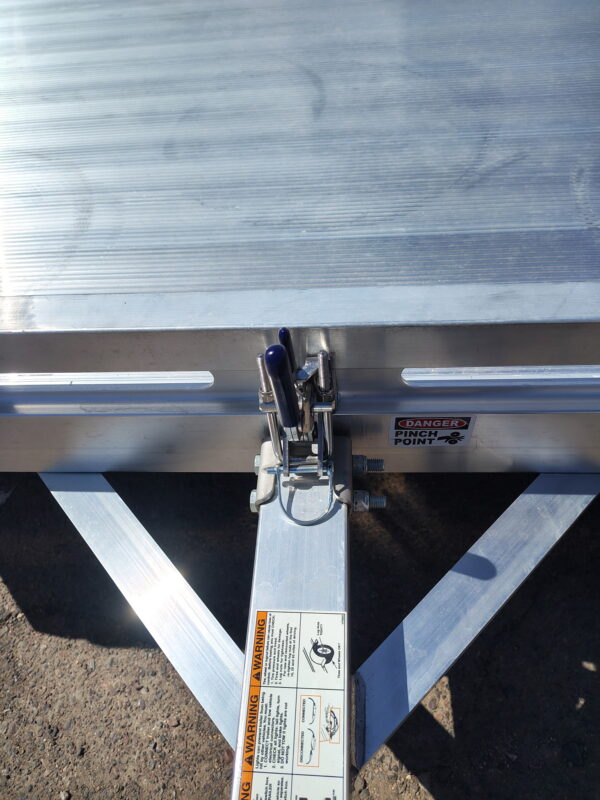 12x77 All Aluminum, 3K GVWR, Heavy Tilt Single Axle (7712H-TILT-S)