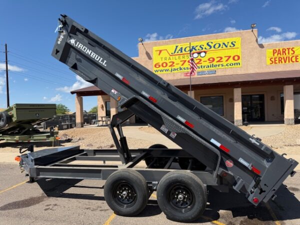 14x83 Ironbull Tandem Axle Dump, 15K GVWR, 24" Sides