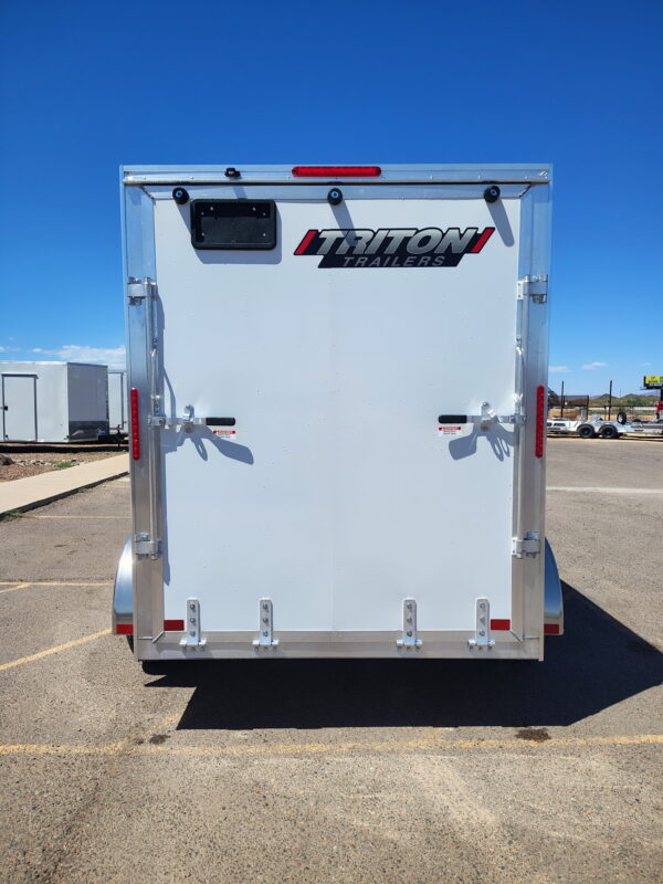 12x6 All Aluminum XLT-P Enclosed, 7K GVWR, Ramp Door