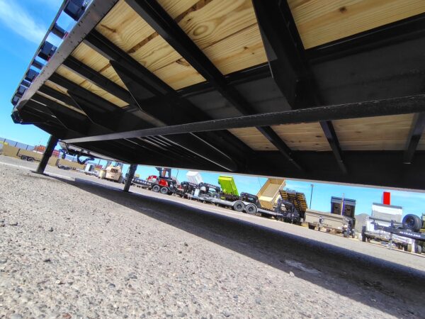 30x102 Tandem Axle, 25,900 GVWR Low-Pro Deckover with Duals, Monster Ramps, 14 Ply Tires