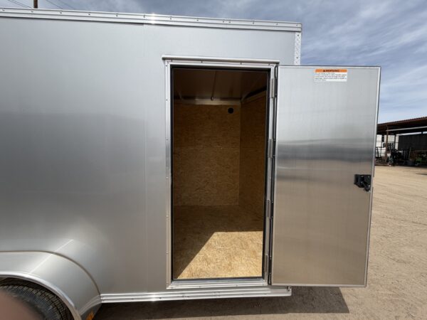 12x6 All Aluminum NXT Enclosed, 3K GVWR, Side Door, Ramp Door