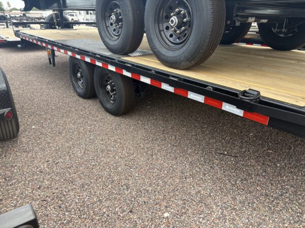 24x102 IronBull, Tandem Axle, 14K GVWR, Deckover Tilt, Solar Charger