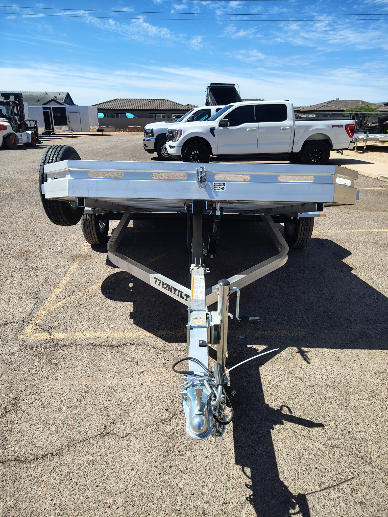 12x77 All Aluminum, 3K GVWR, Heavy Tilt Single Axle (7712H-TILT-S) - Image 10