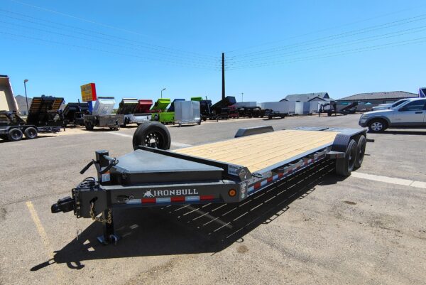 24x83 IronBull, Tandem Axle, 14K GVWR, Rampage Ramps