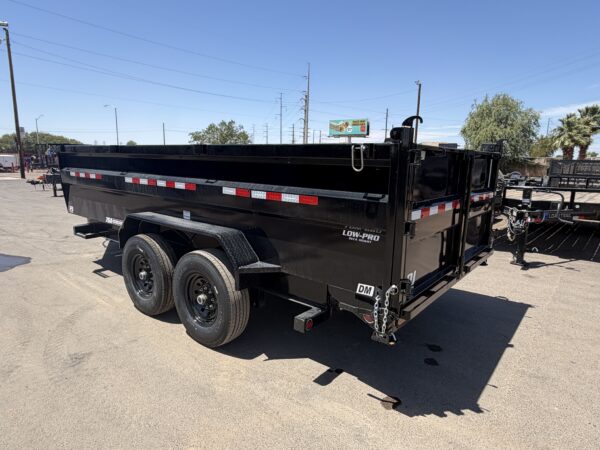 16x83 Tandem Axle, 15,400 GVWR, Low Pro Dump, 36" Sides, 14 Ply Tires