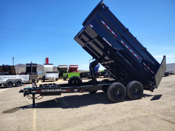 12x83 Tandem Axle, 15,400 GVWR, Low Pro Dump, 48" Sides, 14 Ply Tires