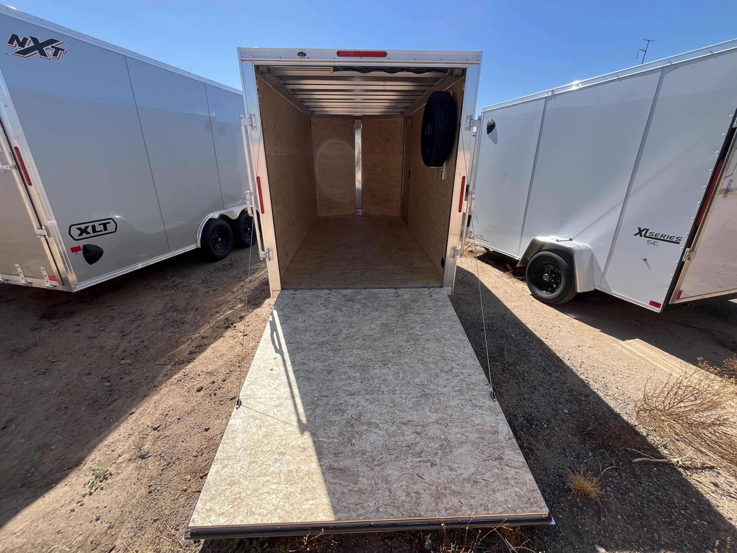 12x6 All Aluminum NXT Enclosed, 3K GVWR, Side Door, Ramp Door - Image 7