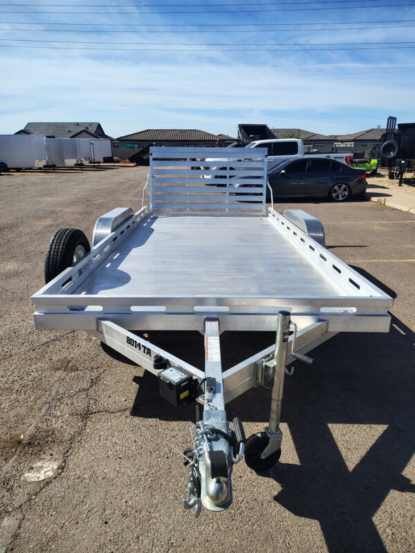 14x80 All Aluminum, 8.5K GVWR, Tandem Axle, Straight Tailgate (8014TA-EL-TG-RTD)