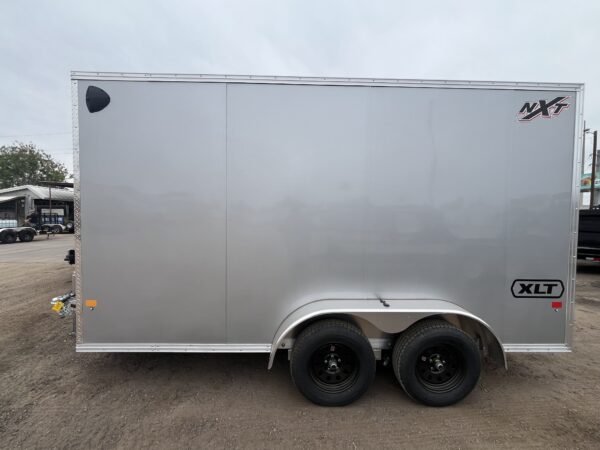14x7 All Aluminum, XLTP2 Enclosed, 7K GVWR, Side Door, Ramp Door