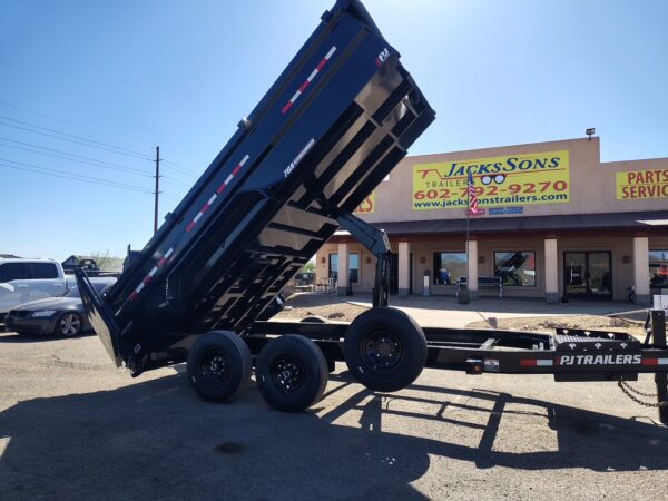 14x83 Tandem Axle, 15,400 GVWR, Low Pro Dump, 36" Sides, 14 Ply Tires
