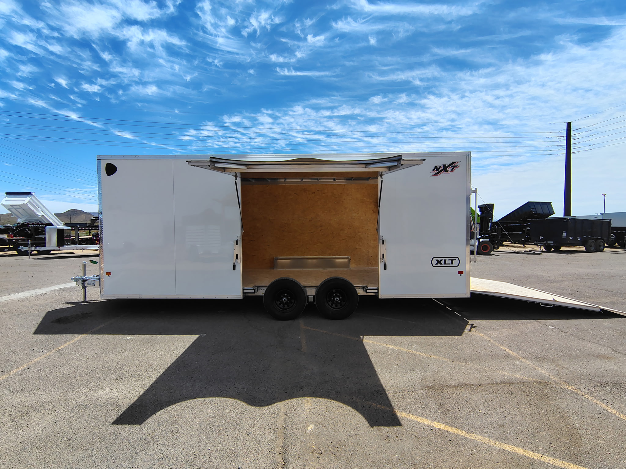 20x8.5 All Aluminum XLT-P Car Hauler, 10K GVWR, Ramp Door, Elite Escape Door - Image 2