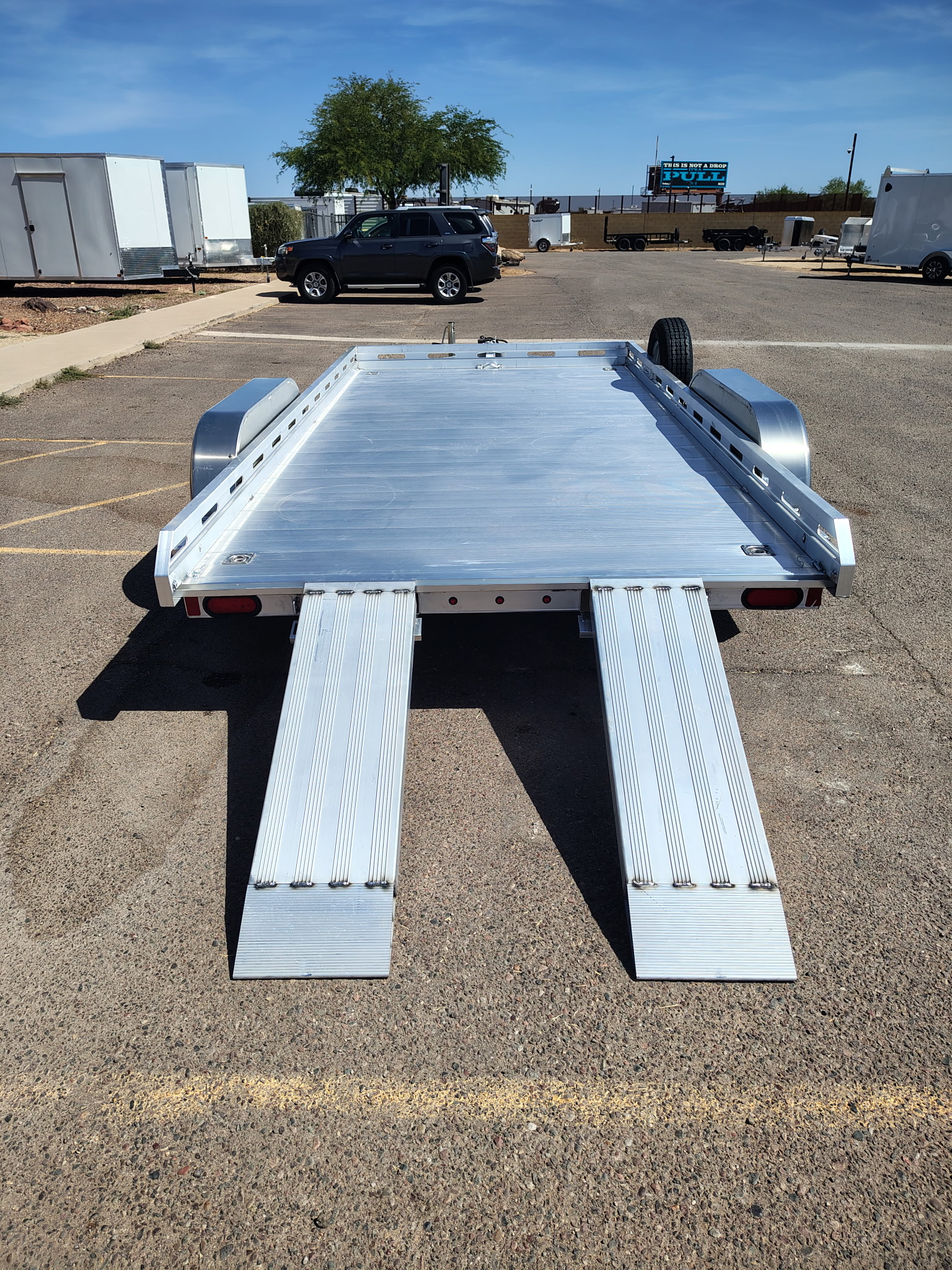 14x80 All Aluminum, 8.5K GVWR, Tandem Axle, Ramps (8014TA-EL-R-RTD) - Image 2