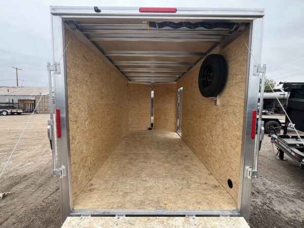 14x7 All Aluminum, XLTP2 Enclosed, 7K GVWR, Side Door, Ramp Door