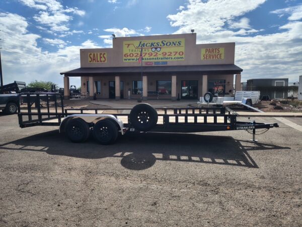 20x83 Tandem Axle, 7K GVWR, Channel Utility
