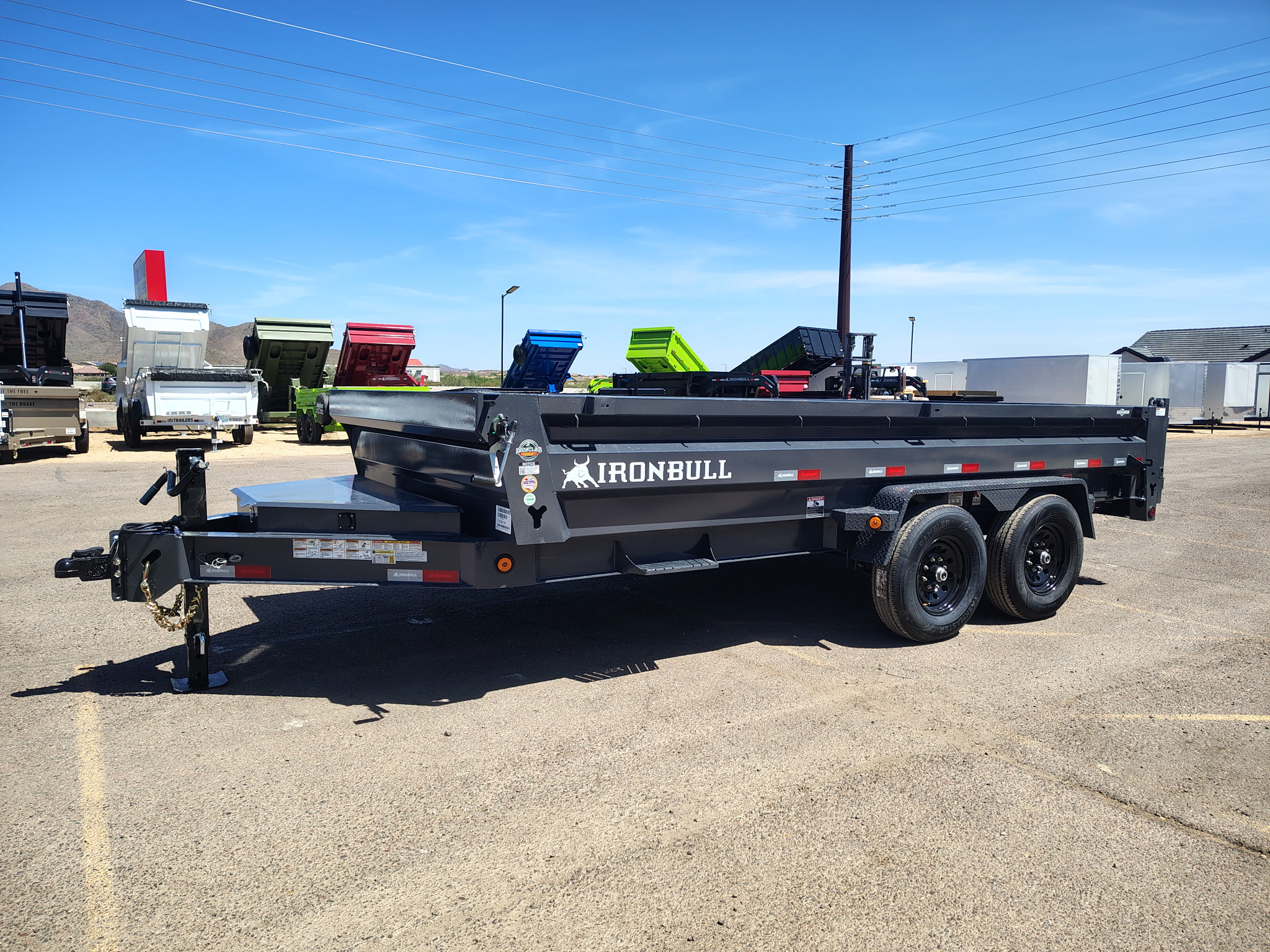 16x83 Ironbull Tandem Axle Dump, 15K GVWR, 24" Sides - Image 8