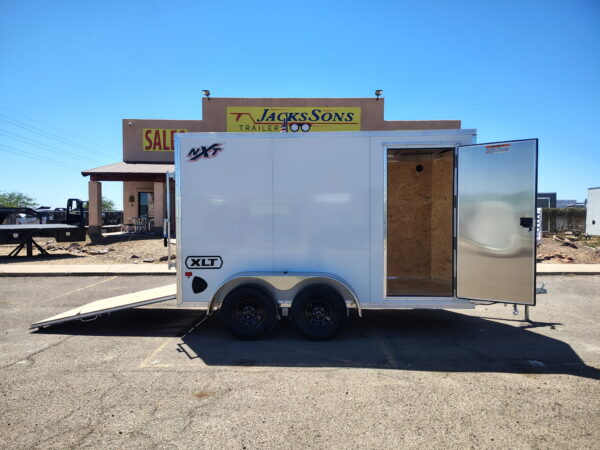 12x6 All Aluminum XLT-P Enclosed, 7K GVWR, Ramp Door