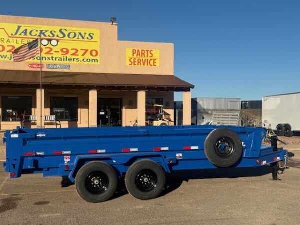 16x83 Ironbull Tandem Axle Dump, 15K GVWR, 24" Sides