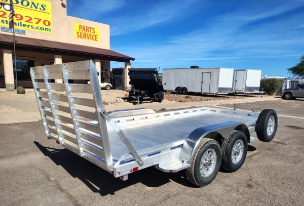 14x80 All Aluminum, 8.5K GVWR, Tandem Axle, Straight Tailgate (8014TA-EL-TG-RTD)