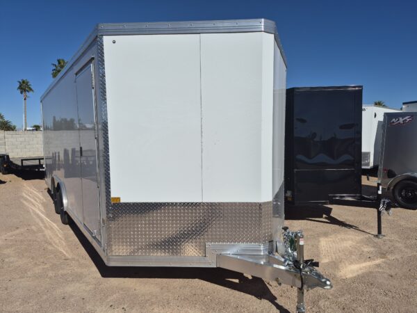 20x8.5 All Aluminum XLT-P Car Hauler, 10K GVWR, Side Door, Ramp Door