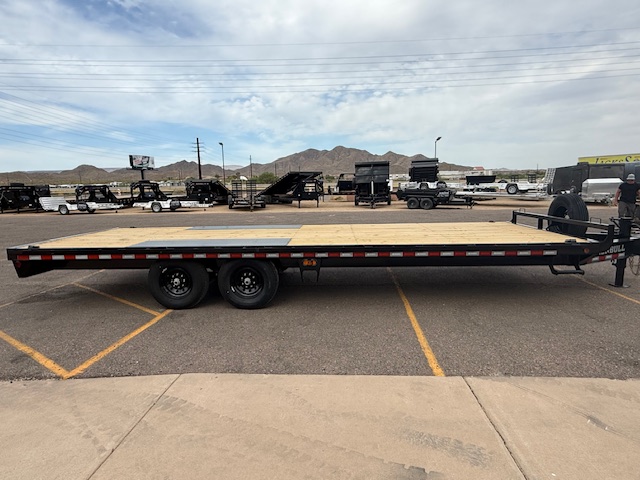 24x102 IronBull Tandem Axle, 14K GVWR, Deckover, Slide in Ramps - Image 2