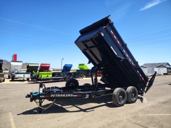 14x83 Tandem Axle, 15,400 GVWR, Low Pro Dump, 36" Sides, 14 Ply Tires