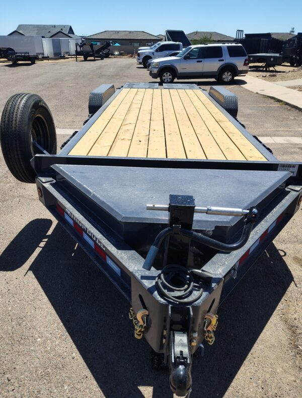 24x83 IronBull, Tandem Axle, 14K GVWR, Rampage Ramps