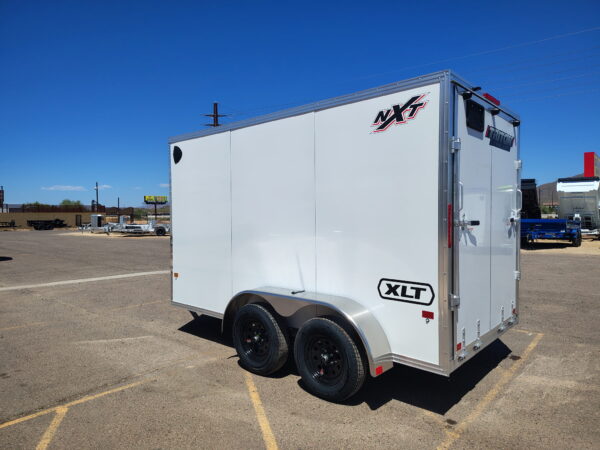 12x6 All Aluminum XLT-P Enclosed, 7K GVWR, Ramp Door