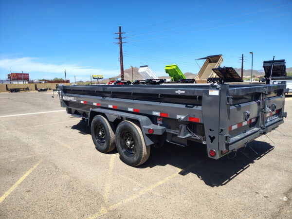 16x83 Ironbull Tandem Axle Dump, 15K GVWR, 24" Sides