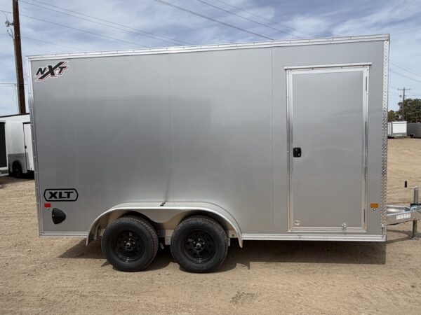 12x6 All Aluminum NXT Enclosed, 3K GVWR, Side Door, Ramp Door