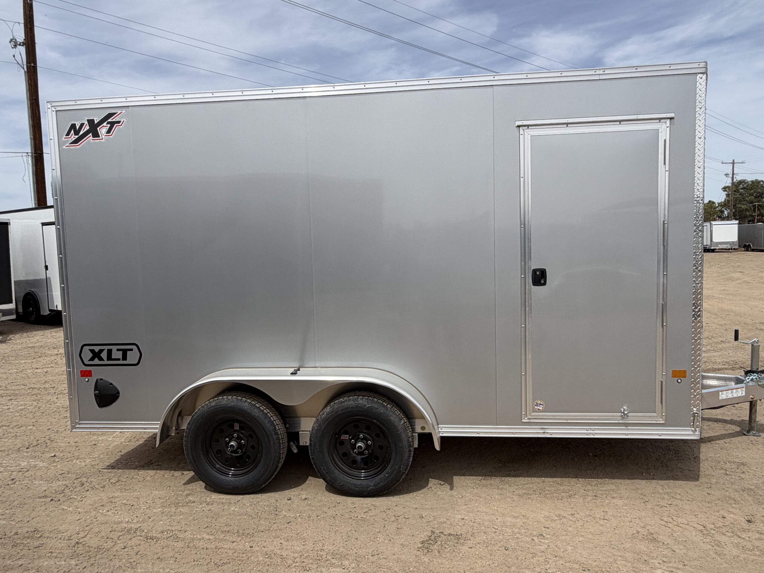 12x6 All Aluminum NXT Enclosed, 3K GVWR, Side Door, Ramp Door - Image 2