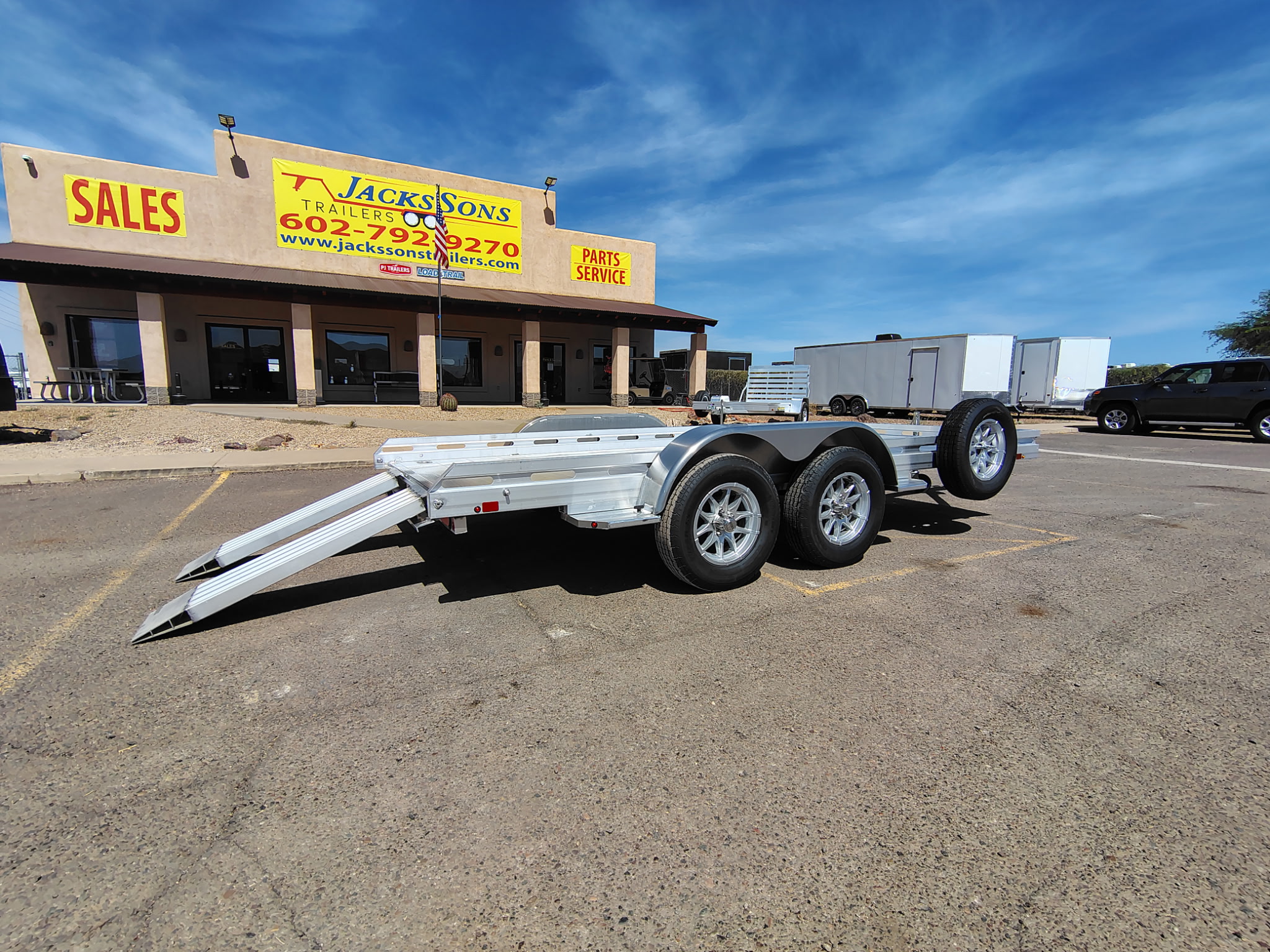 14x80 All Aluminum, 8.5K GVWR, Tandem Axle, Ramps (8014TA-EL-R-RTD) - Image 3