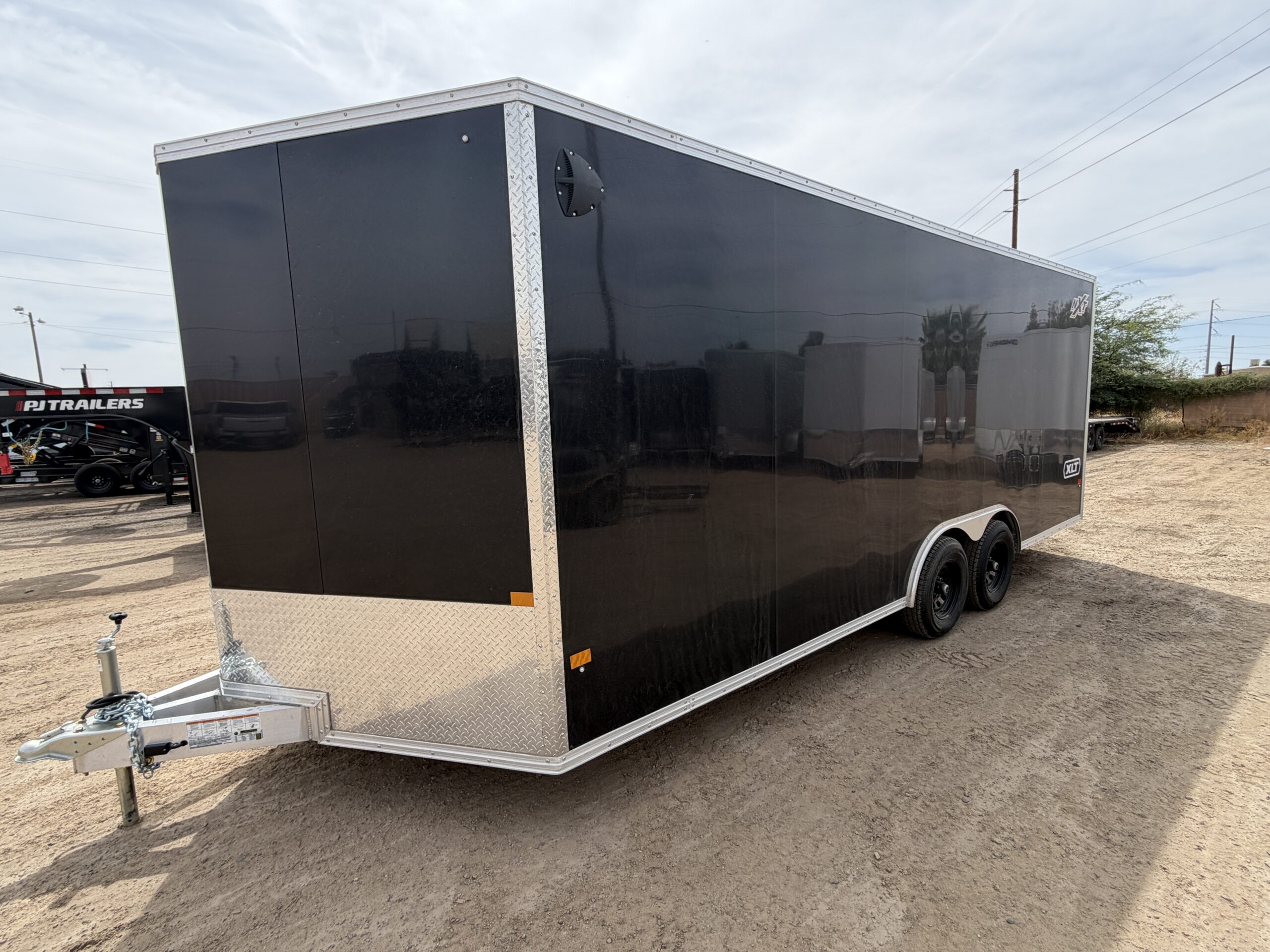 20x8.5 All Aluminum XLT-P Car Hauler, 10K GVWR, Side Door, Ramp Door - Image 4
