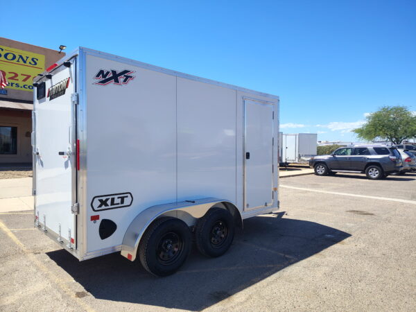 12x6 All Aluminum XLT-P Enclosed, 7K GVWR, Ramp Door
