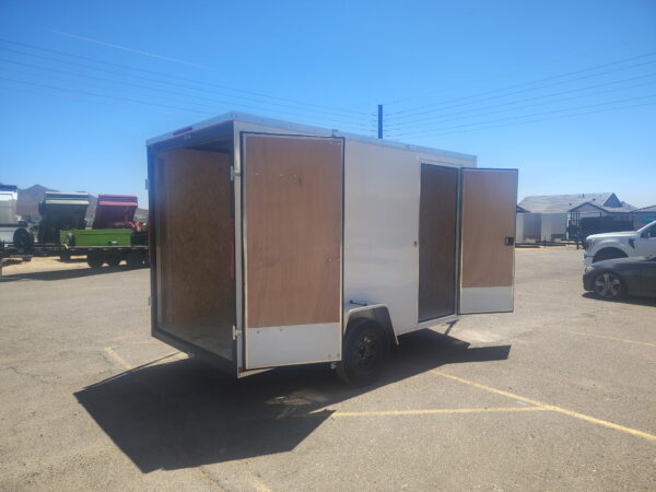 12x6 Indigo DLX, 3K GVWR, Double Doors
