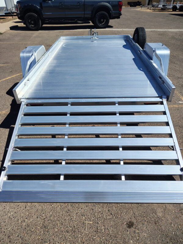 10x68 All Aluminum, 3K GVWR, Heavy Single Axle, Straight Tailgate (6810H-S-TG)