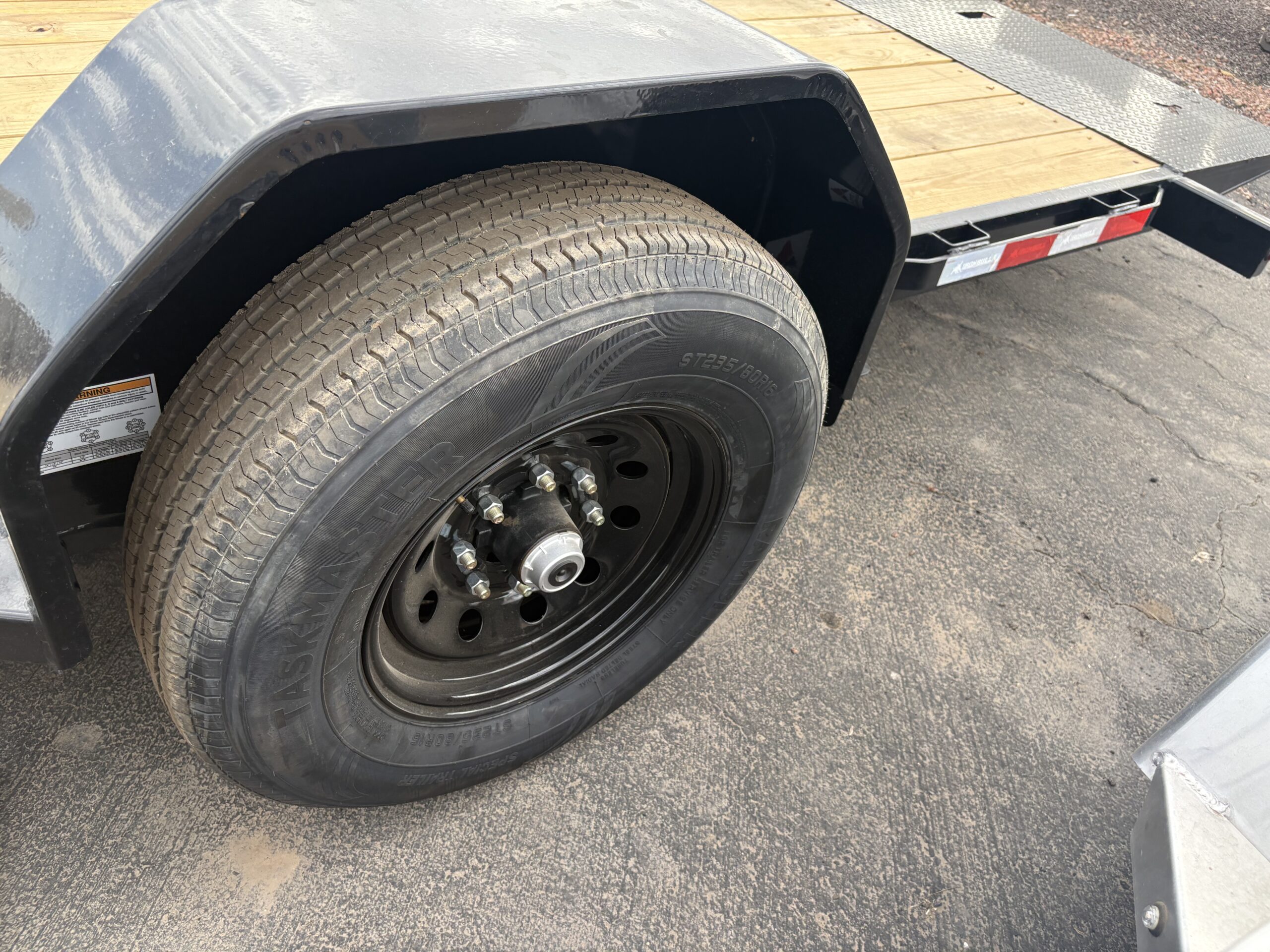 12x80 IronBull, Single Axle, 7K GVWR, Tilt - Image 3