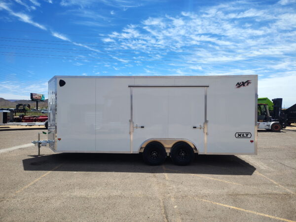 20x8.5 All Aluminum XLT-P Car Hauler, 10K GVWR, Ramp Door, Elite Escape Door