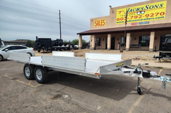 16x88 All Aluminum, 4.4K GVWR, Tandem Axle, ATV Ramp (A8816TA-EL-R)