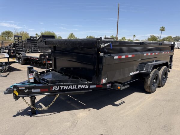 16x83 Tandem Axle, 15,400 GVWR, Low Pro Dump, 36" Sides, 14 Ply Tires