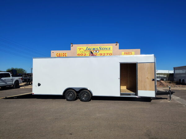 24x8.5 Indigo DLX Car Hauler, 10K GVWR, Ramp Door