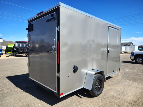 12x6 Indigo DLX, 3K GVWR, Ramp Door