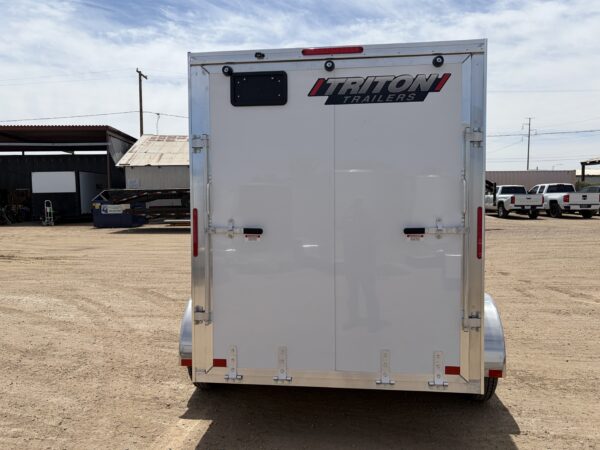 12x6 All Aluminum XLT-P Enclosed, 7K GVWR, 72" Side Door, Ramp Door