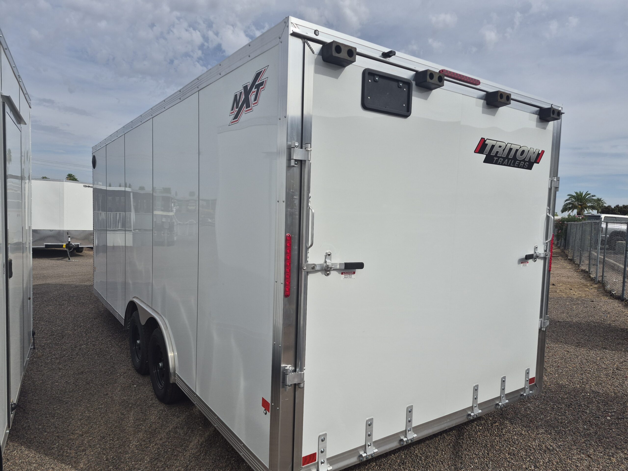 20x8.5 All Aluminum, NXT Car Hauler, 7K GVWR, 78" Side Door, Ramp Door - Image 3