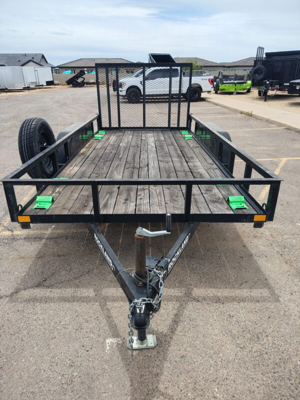14x77 Rockland, Tandem Axle, 7k GVWR, Ramp Gate