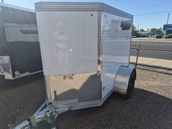 6x4 All Aluminum, NXT Enclosed, 2K GVWR, Swing Door