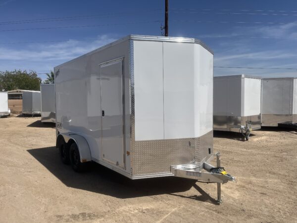 14x7 All Aluminum, XLTP2 Enclosed, 7K GVWR, Side Door, Ramp Door