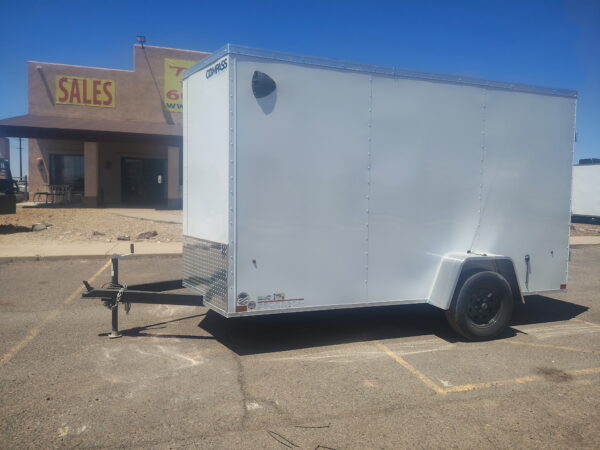 12x6 Indigo DLX, 3K GVWR, Double Doors