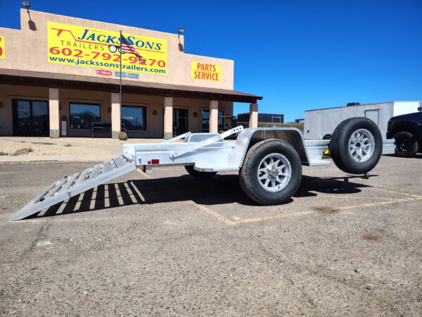 10x68 All Aluminum, 3K GVWR, Heavy Single Axle, Straight Tailgate (6810H-S-TG)