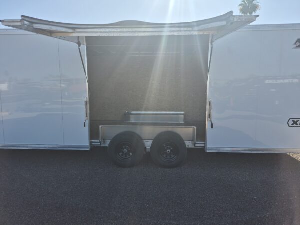 24x8.5 All Aluminum XLT-P Car Hauler, Elite Escape Door, 10K GVWR, Ramp Door